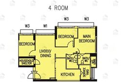 Blk 419C Waterfront II @ Northshore (Punggol), HDB 4 Rooms #562934921